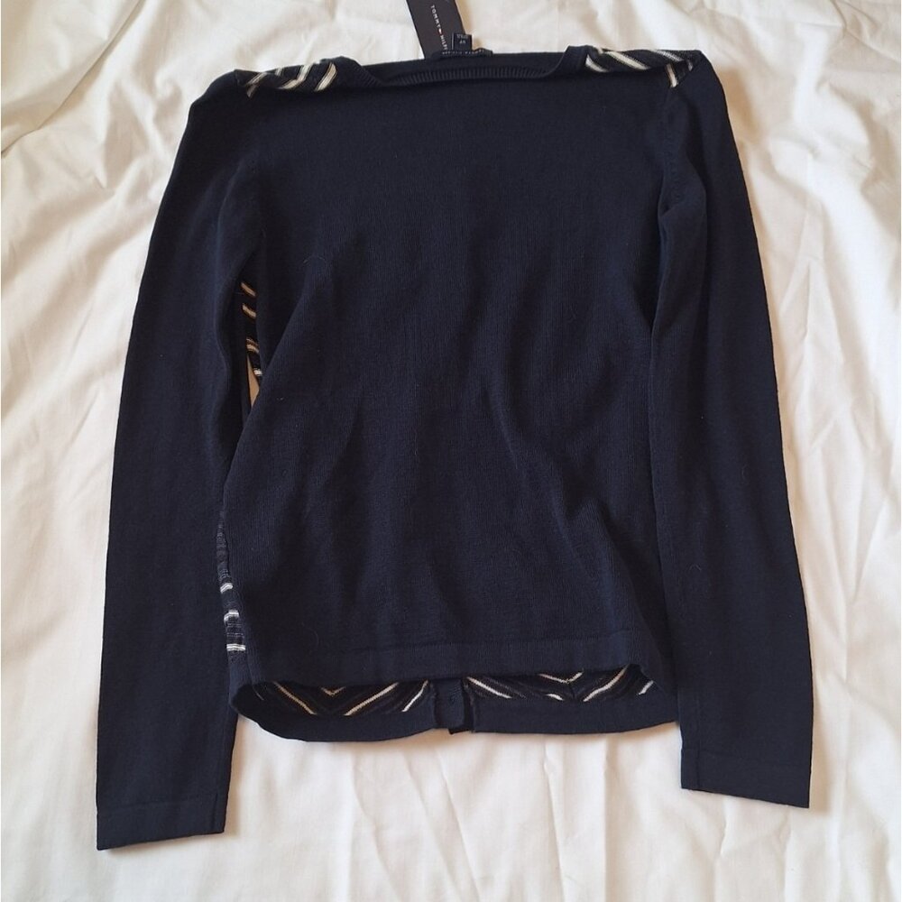 Tommy Hilfiger Cardigan Sweater S Womens Long Sleeve Cotton Button - Picture 6 of 6
